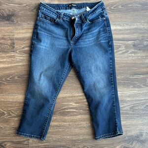 Lee Dark Blue Capri Jeans